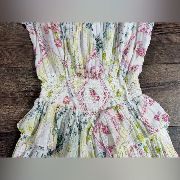 LoveShackFancy Audette Cotton Frill Dress - Picture 4 of 7